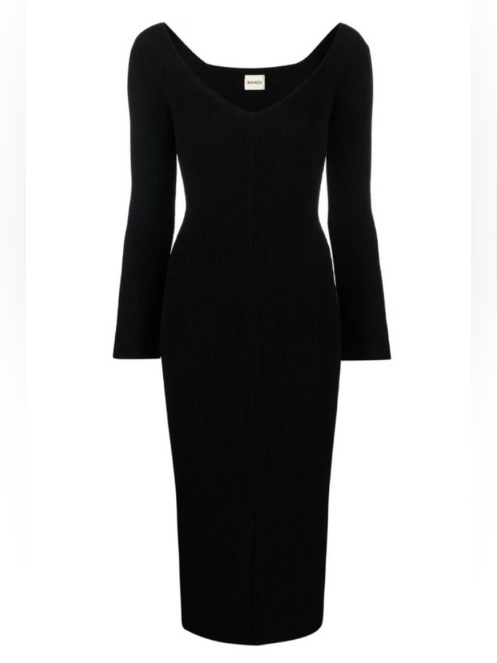 Khaite black Pia dress, size XS